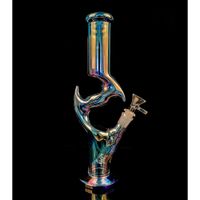 Wholesale REANICE Unique Bongs Hookah Bong Joint Bubbler Water Pipes For Girls Glass Gravity Bong Ice Catcher Perks Bowl Heads Hookah Stem Smokeing
