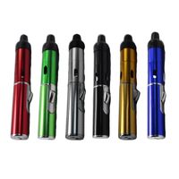 Wholesale DHL Free click n vape sneak a vape lighter herbal vaporizer smoking pipe Trouch Flame lighter With Built in Wind Proof Torch lighters
