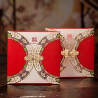 Vente En Gros Invitations De Mariage De Style Chinois 2019 En Vrac