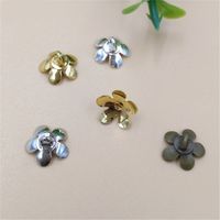 500 PCS Wholesale Gold //Silver Plated Flowers Bead Caps Jewelry Findings 21mm