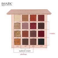 Wholesale Brand Shimmer Matte Eyeshadow Palette Makeup IMAGIC Natural Waterproof Nude Color Pigments Glitter Minerals Eye Shadow Cosmetics Q83