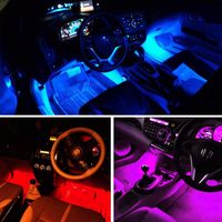 Wholesale Car LED Strips Light USB LEDs Multicolor Music Interior Atmosphere Lights for Cars TV Home with Remote Sound Active Function
