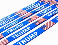 Wholesale US American flag TrumpTRUMP lanyards TURMP key chainmoble phone lanyard neck working document badge rope Party FavorT2I5674