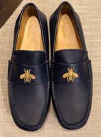 Wholesale Orignal Box Best New Mens Loafers Slip On Gentleman Fashion Dress Drive Moccasin gommino BEE Logo Shoes Size