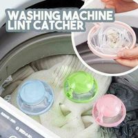 Wholesale Home Floating Lint Hair Catcher Mesh Pouch Washing Machine Laundry Filter Bag Pink Blue Green DEC498