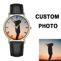 Wholesale Custom Watch Women Men Printing Your Picture Watch Blank Personalized Watch DIY Put Your Own Photo Image Text