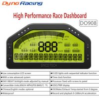 Wholesale DO908 Universal Dash Race Display Wire Harness Set Dashboard LCD Screen Gauge Waterproof Full Sensor Kit Dashboard For Rally Car