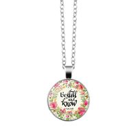 Je suis assez/" cabochon verre Pendentif Chaîne Collier /"Je suis forte je suis belle