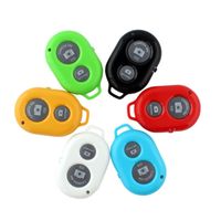 Wholesale Bluetooth Remote Shutter adapter Selfie Remote Control Camera Mobile phone Wireless Shutter Self pole Remote Shutte For iphoneX XS max Xr