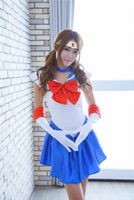 Wholesale Gloves Headwear Tsukino Usagi Mercury Mars Jupiter Chibiusa Anime Sailor Moon Cosplay Costume Uniform Fancy Party Dress