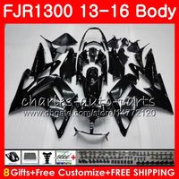 Wholesale Body For YAMAHA FJR FJR1300A FJR1300 HM FJR1300 A FJR A FJR Fairing kit ALL Glossy black