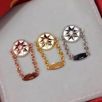 Bague De Mariage De Designer Européen Agate Diamant Boussole Rose Bague C Et D Série Rose Des Vents Femmes Bijoux De Luxe Cadeau 3 Couleurs