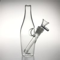 Wholesale 7 Inch Glass Beaker Bong with mm Female Hookahs Downstem Male Bowl Thick Bottle Dab Rig Water Bongs Recycler Medium Rigs