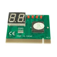 Wholesale Freeshipping High Quality PC PCI Diagnostic Card Motherboard Analyzer Tester Post Analyzer Checker