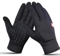 Wholesale popular Touch screen glove cold proof men women Sports Gloves fleece thickened Winter outdoor riding warm waterproof Training yakuda fitness