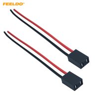 Wholesale FEELDO Car H7 LED HID Headlight Cable Connector Plug Lamp Bulb Socket Automotive Wire Halogen Adapter Holder