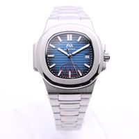 Wholesale 2020 hot sale U1 Factory AEHIBO Blue Dial Automatic Mechanical Mens Watch MM Stainless Steel Mens Watches Wristwatches