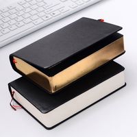 Wholesale Retro Leather Notebook Thick Paper Bible Diary Book Notepad New Blank Weekly Plan Writing Notebooks Office School Supplies