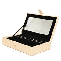 Wholesale Classic fashion jewelry box for Pandora jewelry earrings bracelets ring exquisite storage box new leather box