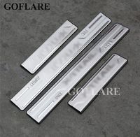 Not fit for Rouge Select for Nissan Rogue 2014-2018 Plastic Exterior Accessories Outer Rear Bumper Protector Plate Door Sill Plate Cover Trim 1PCS