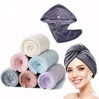 Wholesale Magic Dry Hair Cap Microfiber Shower Caps Bath Towel Super Absorbent Thickening Quick drying Headscarf Bathing Towels Hood Swimming Tools