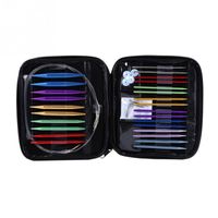 Wholesale 1 Set Interchangeable Sizes Circular Knitting Needle Kit mm mm with Case meet the needs of a variety knitting