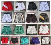 Wholesale Top Quality Team Basketball Short Men Shorts pantaloncini da basket Sport Shorts College Pants White Black Red Purple Green