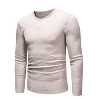Wholesale Spring Autumn V Neck T shirts Knitted Thin Basic Tee Long Sleeve Solid Causal Tops New