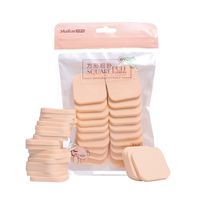 Wholesale 20pcs bag Wet and Dry Use Makeup Sponge Powder Puff Foundation Cosmetic Facial Sponges Soft Powder Puff for BB Cream Blush Hot