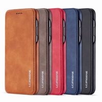 Wholesale Luxury Magnetic Wallet Flip Leather Card Holder Phone Case Cover For iPhone XS Max XR Pro Samsung S8 S9 S10 S20 Note Plus