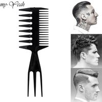 Pettine Barbiere Dente Doppio Lato Professionale Forma Combs Fish Bone Della Spazzola Di Capelli Del Barbiere Capelli Tintura Taglio Colorazione Brush