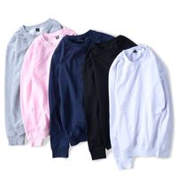 Wholesale Fashion Solid Hoodies Sweatshirt Design Black gray Men And Women Long Sleeve Hip Hop Hoodies To Streetwear Harajuku Clothes