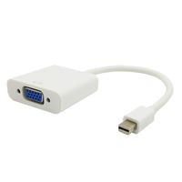 Wholesale Thunderbolt Mini DP to VGA Adapter Cable DisplayPort Converter Male to Female P for HDTV Monitor MacBook Projector PC