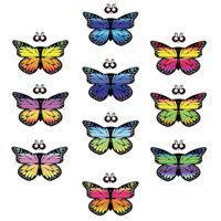 Wholesale Mask Cloth Manual Technology Security Non Toxic Children Makeup Dancing Party Facepiece Many Colour Butterfly Rainbow Creative Head dra p1