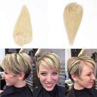 Wholesale Hair Pieces Toupee For Women Human Blonde Clip Ins x4 Inch Dolago Volume Extension Rosa Queen