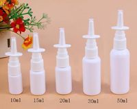 Wholesale Plastic Nasal Spray Bottle with Pump Sprayer PE Spray Bottle ml ml ml ml Refillable Bottle