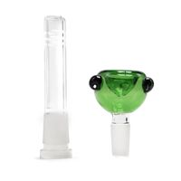Wholesale mm Joint Colored Glass Bowls With mm Inner Glass Downstem Bubbler Perc For Glass Oil Pipes Water Pipes Percolator Filter Bongs