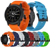Wholesale 20 mm Silicone Watch Band Easy Release Quick Fit Strap for Garmin Fenix HR Fenix X X Plus S60 D2 MK1 Fenix S X Pro Hot sale