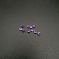 Wholesale 267 Good Quality High Temperature Resistance Nano Gems Facet Round mm Very Dark Opal Purple Blue Synthetic Stone