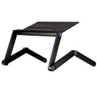 Wholesale Aluminum Notebook Folding Computer Desk Bed Computer Desk With Mouse Pad Adjustable Laptop Table Computer Stand Tables