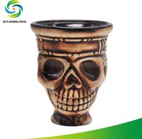 Wholesale New Skeleton and Ghost Head Ceramic Hotpot