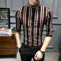 Yayu Mens Classic Long Sleeve Slim Fit Shirts Breathable Down Dress Shirts