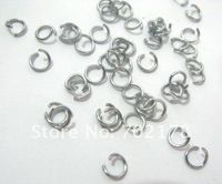 Wholesale 100pcs mm New Cheap Beads Jewelry Findings Hot Open Jump Split Rings Connector for DIY Jewelry Findings Making