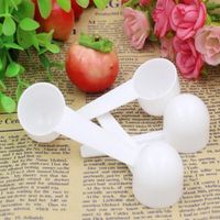 Wholesale Food Grade Plastic Grams Count Spoons Plastic Baby Milk Spoon Measure Spoons Accurate Kitchen Tool WY438Q