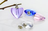 Wholesale 20pieces x19mm True Heart rice vial pendant resealable locket ash urn glass Perfume Jewelry Pendant rice art
