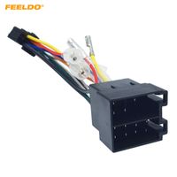 Wholesale FEELDO Car Stereo Radio ISO Pin PI100 Wire Harness Adapter For Pioneer on For Volkswagen Wire Connector Into Car Cable