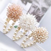 Wholesale Fashion women crystal pearl hair clip baby girl hairpin barrettes trendy ladies hair accessories