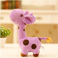 Wholesale 18cm Unisex Cute Gift Plush Giraffe Soft Toy Animal Dear Doll Baby Kid Child Christmas Birthday Happy Colorful Gifts5 colors