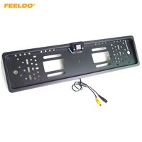 Wholesale FEELDO Car Auto Special European License Plate Mount Rear View Camera with Guide Lines Backup Camera