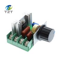 Wholesale Freeshipping Smart Electronics V W Speed Controller SCR Voltage Regulator Dimming Dimmers Thermostat